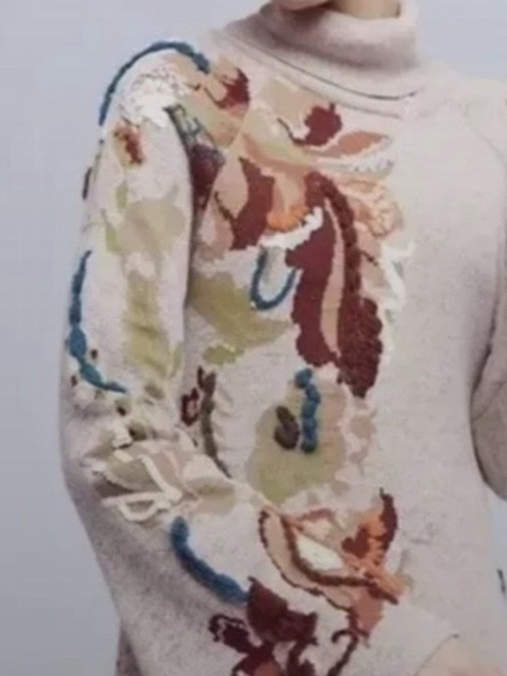 Knitted & Knotted Size Small Embroidered Knit Dress From Anthropologie - Picture 2 of 13